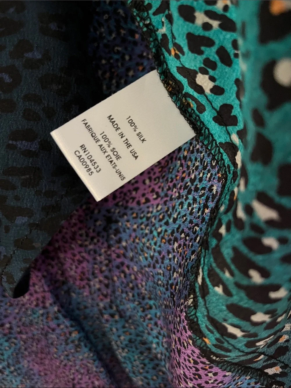 Nanette Lepore Leopard Print ButtonUp Blouse - Picture 5 of 9